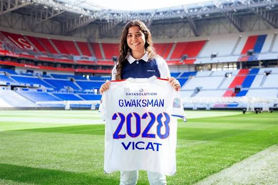 Giovanna Waksman désormais liee à l'OL Lyonnes jusqu'en 2028