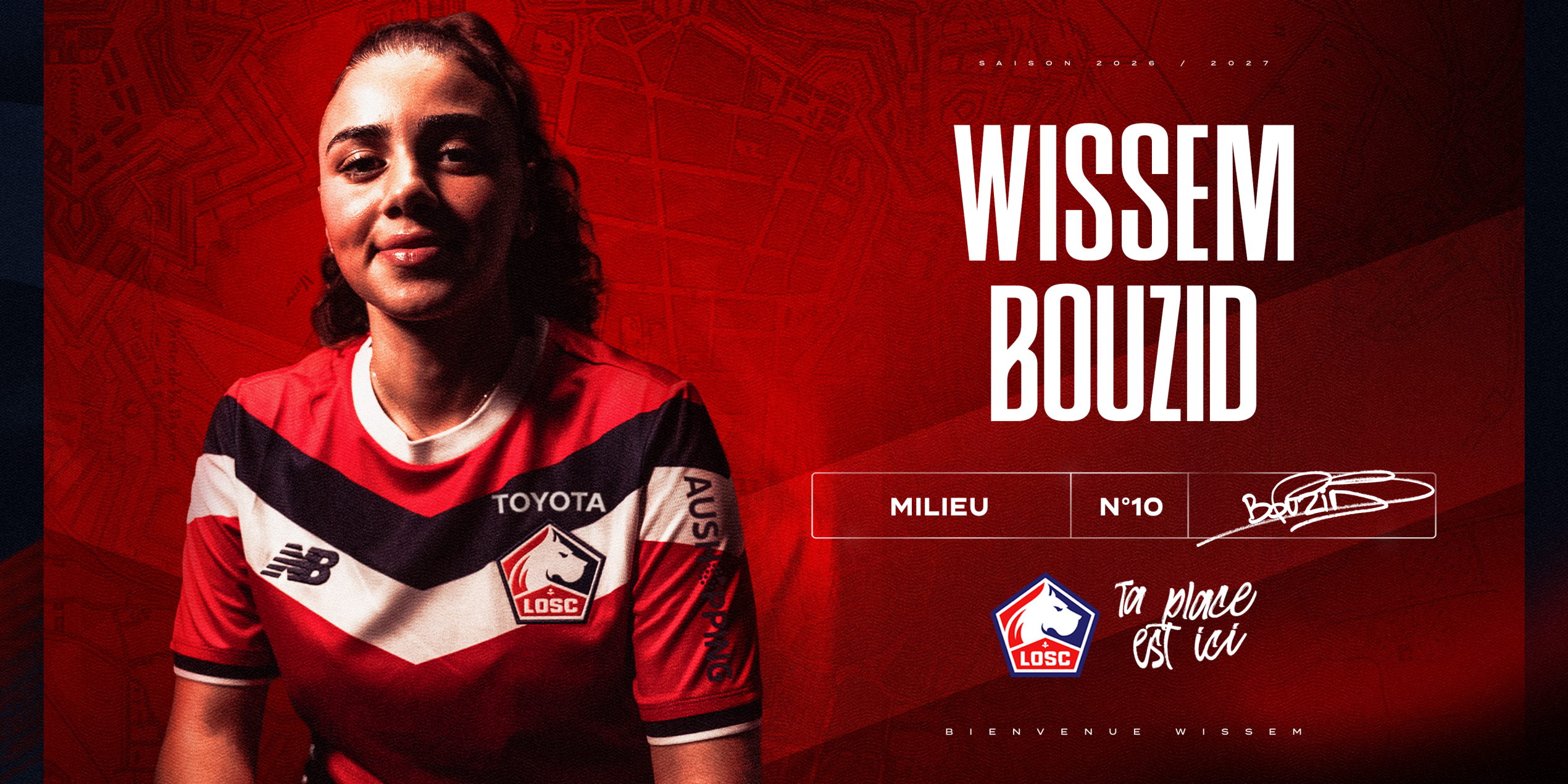 Wissem Bouzid, nouveau visage du LOSC Féminines