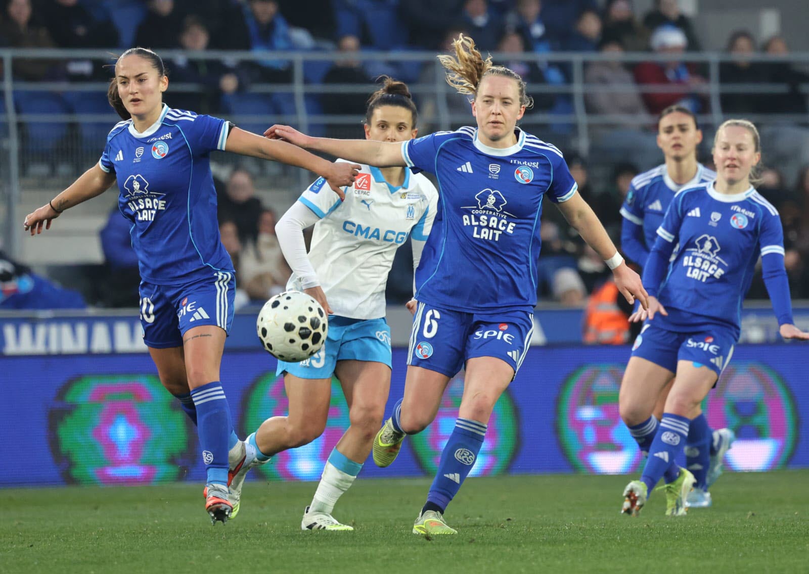 Arkema Première Ligue : l'OM mène puis cale à Strasbourg (3-3)