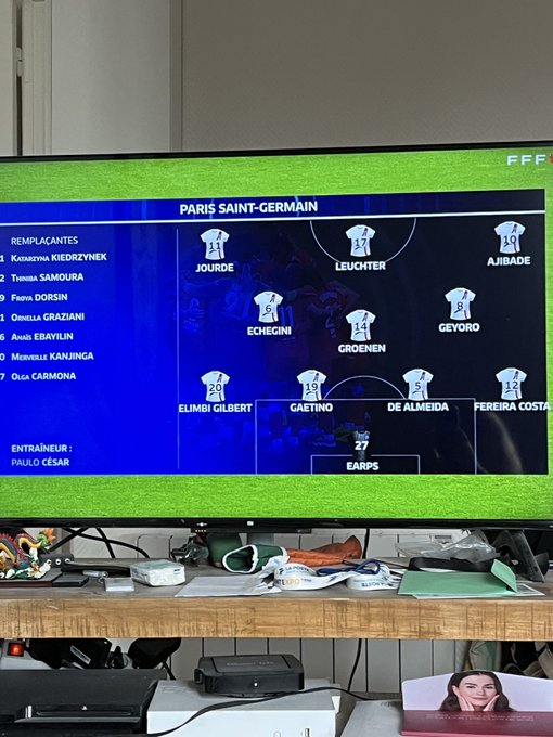 Erreur d’affichage : Grâce Geyoro annoncée dans la composition du PSG