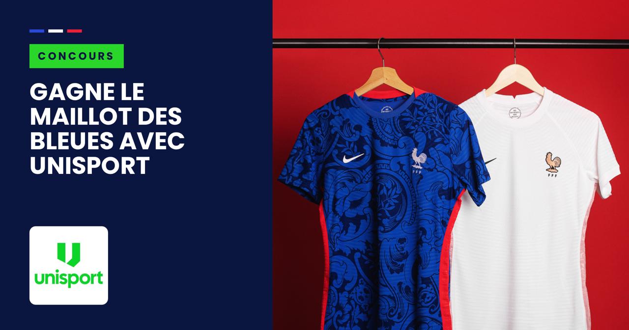 Concours : Gagne le nouveau maillot féminin de l'Équipe de France avec Unisport