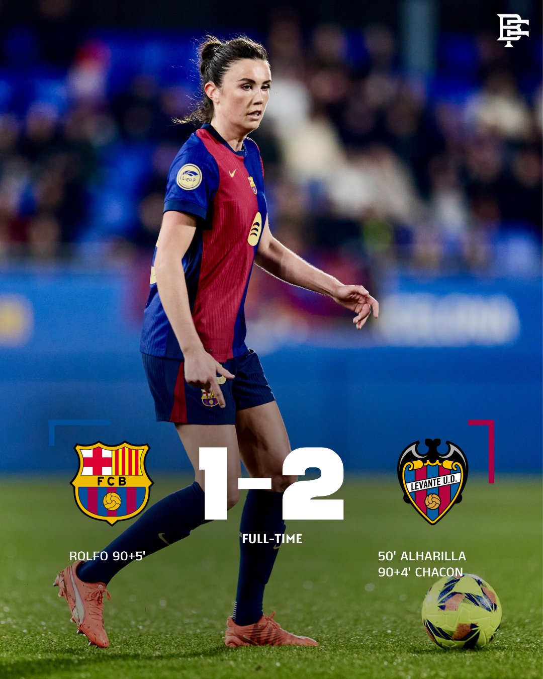 Liga (F): Le FC Barcelone battu par levante