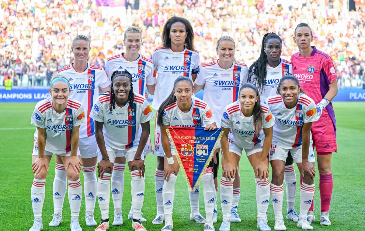 OL/Nantes (F): Le groupe de l'OL avec trois absentes.