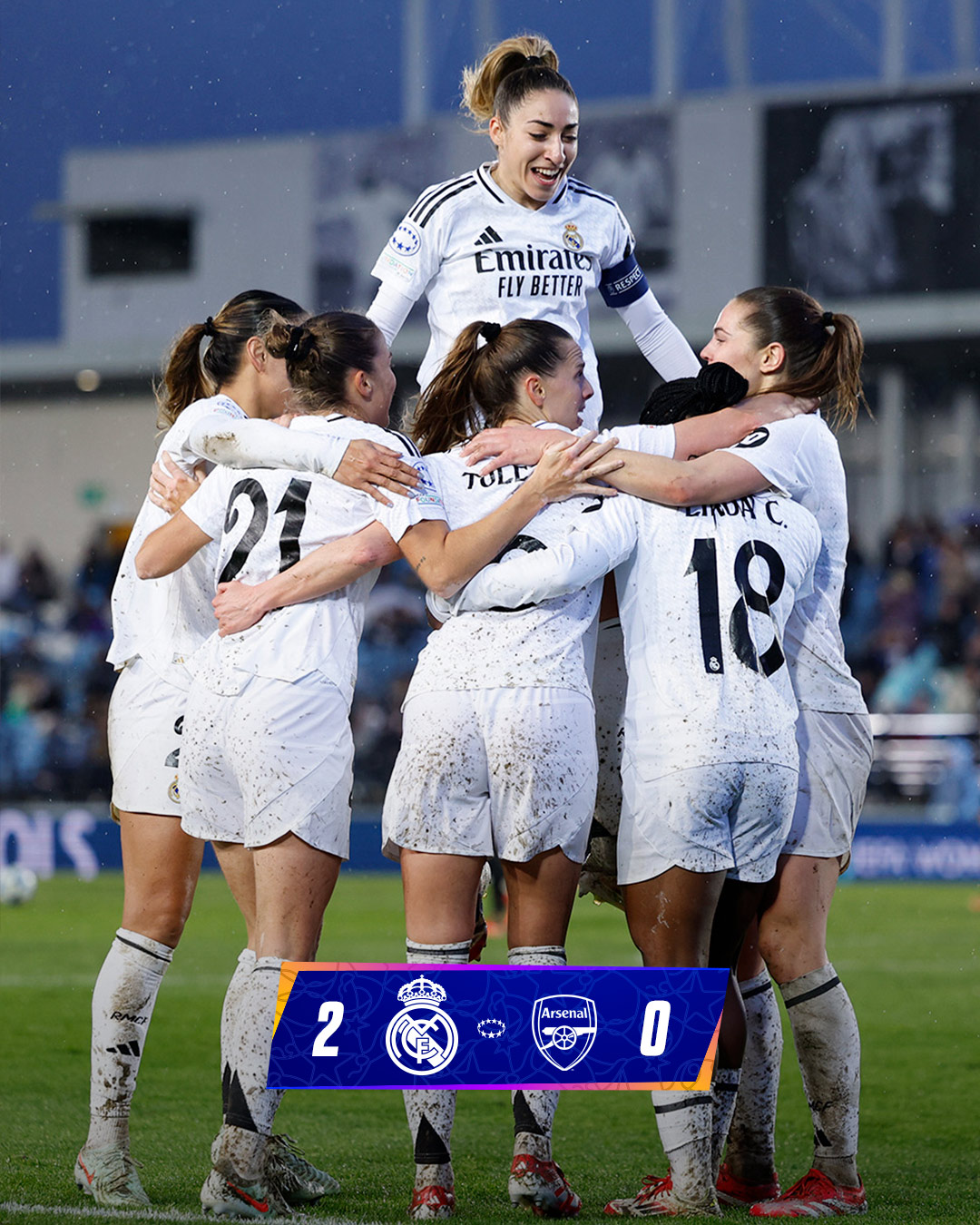 UWCL: Le Real Madrid domine Arsenal