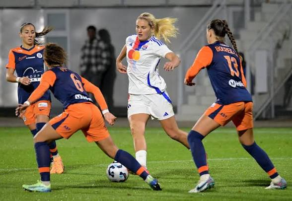 Montpellier – OL Lyonnes (2-5) : Lyon renverse la table et reste invincible