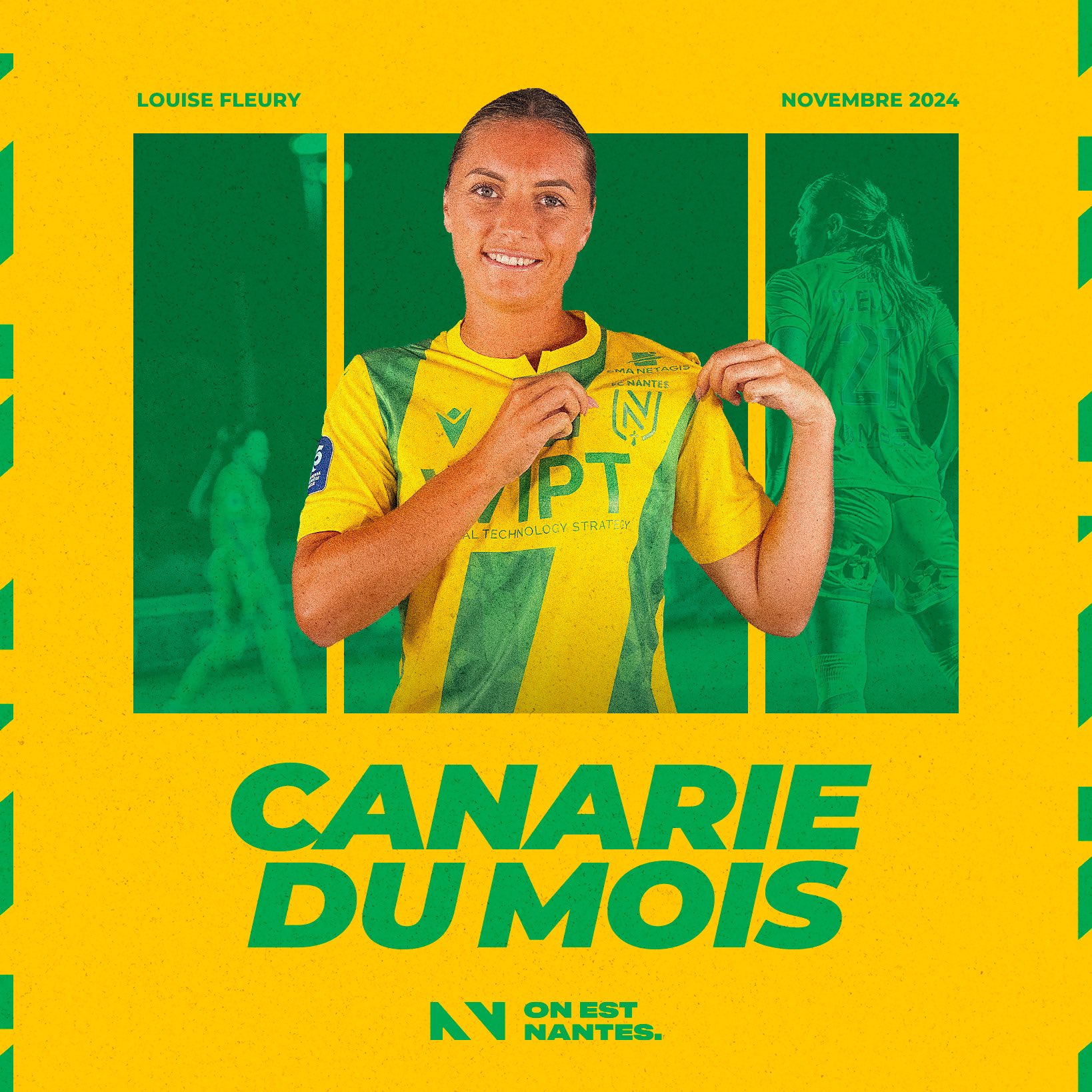 FC Nantes (F): Louise Fleury élue Canarie du mois