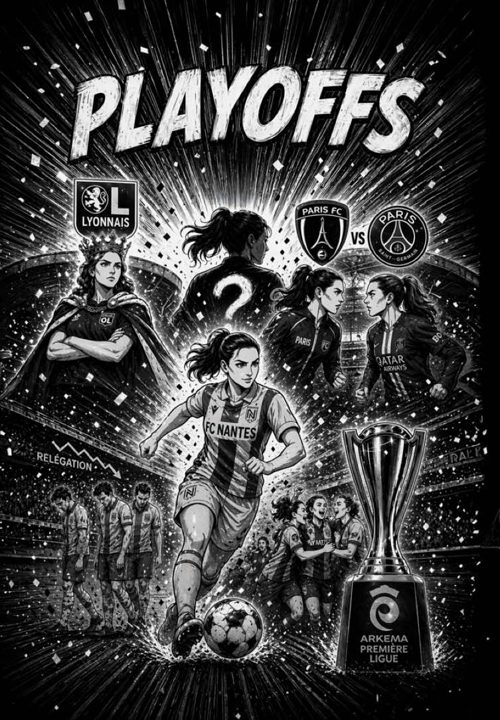 Les équipes qualifiées aux playoffs en football, pour l’Arkema Première Ligue !🔥! #footfeminin #football…